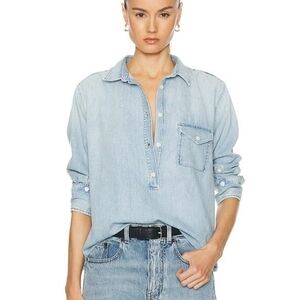 NWOT Citizens Of Humanity Light Blue Denim Button-Up Shirt